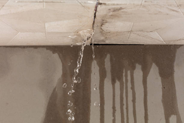 Professional Water Extraction technician working in Ducor, CA